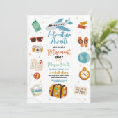 アドベンチャーが待つ 定年パーティー バケーション ホリデー 招待状 (スタンド正面)