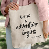 アドベンチャーが新郎新婦結婚式の引き出物を開始 トートバッグ