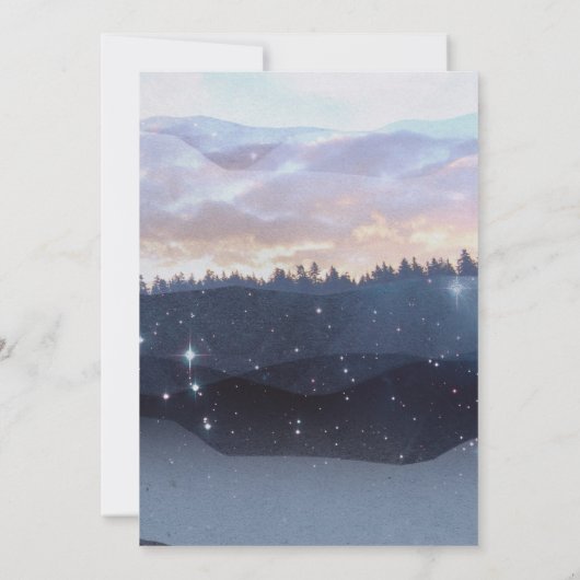 アドベンチャーが森のベビーシャワー招待状 招待状 (裏面)