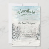アドベンチャーが森の雪の引退を待つ 招待状 (正面)