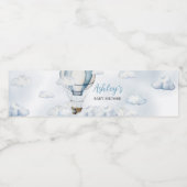 アドベンチャーが熱気球を待つ ペットボトルラベル (シングルラベル)