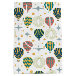 アドベンチャーが熱気球を待つ ミディアムペーパーバッグ