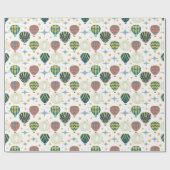 アドベンチャーが熱気球を待つ ラッピングペーパー (フラット)