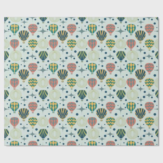 アドベンチャーが熱気球セージを待つ ラッピングペーパー (フラット)