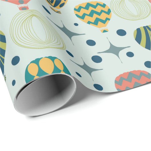 アドベンチャーが熱気球セージを待つ ラッピングペーパー (ロールコーナー)