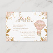 アドベンチャーが熱気球ブックリクエストを待つ エンクロージャーカード (正面)