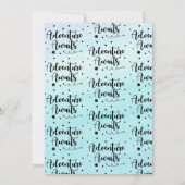 アドベンチャーが熱気球卒業パーティーを待つ 招待状 (裏面)