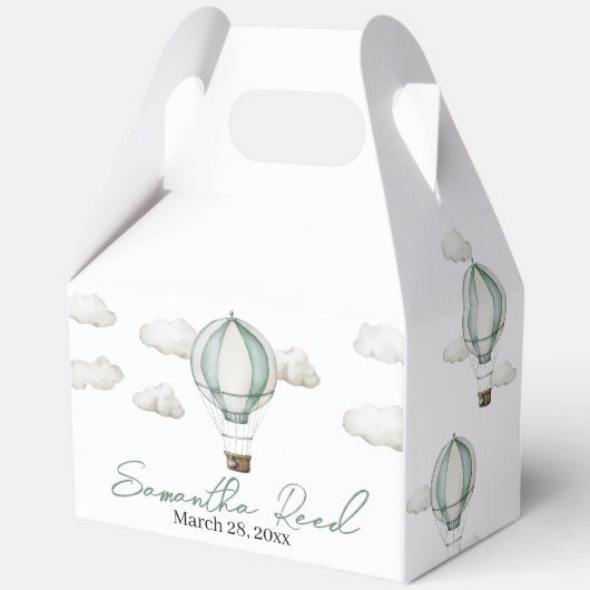 アドベンチャーが赤ちゃんシャワーお気に入りボックスを待つ フェイバーボックス (正面)