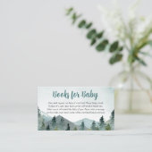アドベンチャーが赤ちゃんシャワー本を待ってベビー 名刺 (スタンド正面)