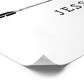 アドベンチャーが赤ちゃんシャワー歓迎サインを待つ ポスター (角)