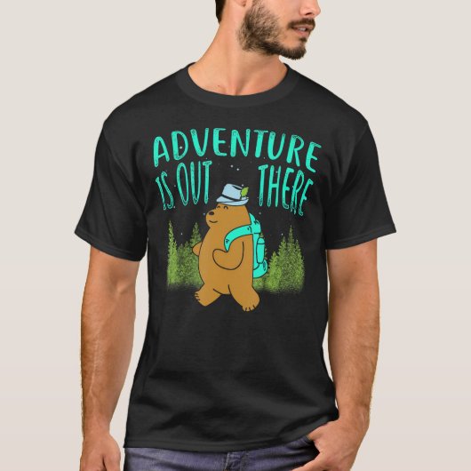 アドベンチャーが輝くシャツキャンプ Tシャツ (正面)