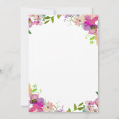 アドベンチャーが金ゴールドスクリプトフローラの卒業を開始 招待状 (裏面)