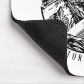 アドベンチャーが電話してる マウスパッド (コーナー)