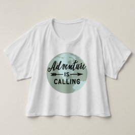 アドベンチャーが電話してる Tシャツ