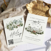 アドベンチャーがQRコードの素朴バチェロレッテ 招待状