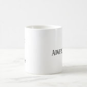 アドベンチャーことわざ おもしろい コーヒーマグカップ (中央)