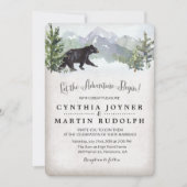 アドベンチャーのはじまり ラスティック ウェディング インビテーション (正面)