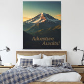 アドベンチャーはウォールアートデザインを待つ キャンバスプリント (インサイチュ (寝室))