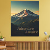 アドベンチャーはウォールアートデザインを待つ キャンバスプリント (インサイチュ (リビング))