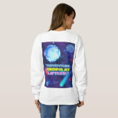 アドベンチャーはリフトオフ絶縁タンブラーから始まる スウェットシャツ (裏面フル)