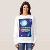 アドベンチャーはリフトオフ絶縁タンブラーから始まる スウェットシャツ (正面フル)