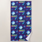 アドベンチャーはリフトオフ絶縁タンブラーから始まる ビーチタオル (正面)