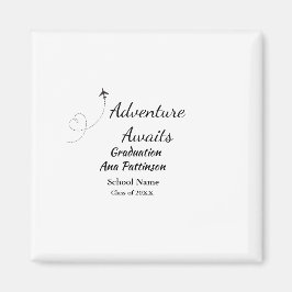 アドベンチャーは卒業式を待っているネームスクール年 マグネット