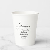 アドベンチャーは卒業式を待っているネームスクール年 紙コップ (裏面)