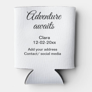 アドベンチャーは名前の追加の日付の年の場所を開始 缶クーラー