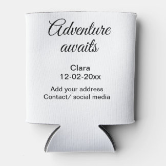 アドベンチャーは名前の追加の日付の年の場所を開始 缶クーラー