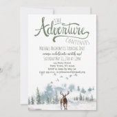 アドベンチャーは続く ウッドランドバースデー 招待状 (正面)