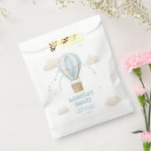 アドベンチャーは青い熱気球の赤ちゃんシャワーを待っている フェイバーバッグ (封をした状態)