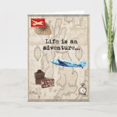 アドベンチャーをテーマにした誕生日カード カード (正面)