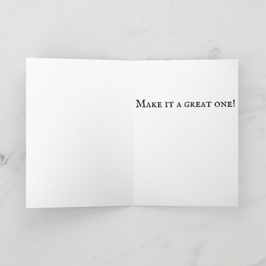 アドベンチャーをテーマにした誕生日カード カード (内部)