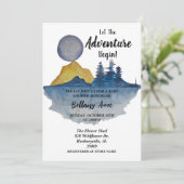アドベンチャーを始めよう！ベビーシャワーの招待状 招待状 (スタンド正面)