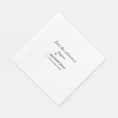 アドベンチャーを開始するブライダルシャワーの名前を追加 スタンダードランチョンナプキン (角)