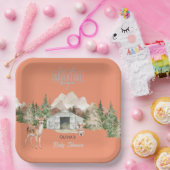 アドベンチャーアウィザードオレンジマウンテン赤ちゃんシャワー ペーパープレート (パーティー)