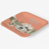 アドベンチャーアウィザードオレンジマウンテン赤ちゃんシャワー ペーパープレート (傾斜あり)