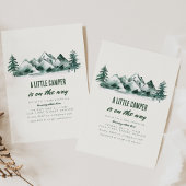 アドベンチャーアウェイズアウトドアベビーシャワー招待状 招待状