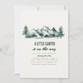 アドベンチャーアウェイズアウトドアベビーシャワー招待状 招待状 (正面)