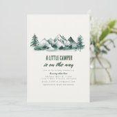 アドベンチャーアウェイズアウトドアベビーシャワー招待状 招待状 (スタンド正面)
