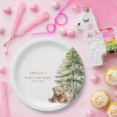 アドベンチャーアウェイズウッドランドテディベア ペーパープレート (パーティー)