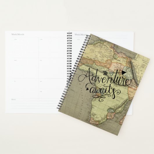 アドベンチャーアウェイズオールドワールドマッププランナー プランナー手帳 (ディスプレー)