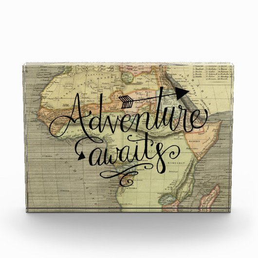 アドベンチャーアウェイズオールドワールドマップ フォトブロック (正面)