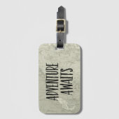 アドベンチャーアウェイズオールドワールドマップ ラゲッジタグ (正面縦)