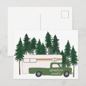 アドベンチャーアウェイズキャンピングキャンパートラックRV ポストカード (正面/裏面)