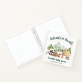 アドベンチャーアウェイズキャンピングベビーシャワーゲストブック ノートブック (内部)