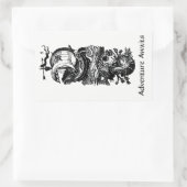 アドベンチャーアウェイズシップ蔵書票シール 長方形シール (バッグ)