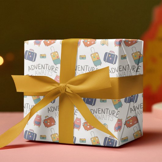 アドベンチャーアウェイズトラベルラッピング紙シート ラッピングペーパーシート