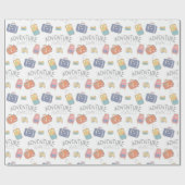 アドベンチャーアウェイズトラベルラッピング紙 ラッピングペーパー (フラット)